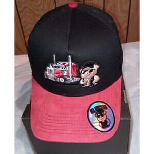 Trailer / trucker design Custom Snapback Hat Cap One Size